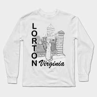 Lorton Suffragist Memorial - Black Long Sleeve T-Shirt